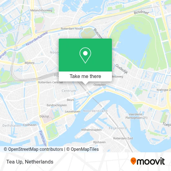 Tea Up map