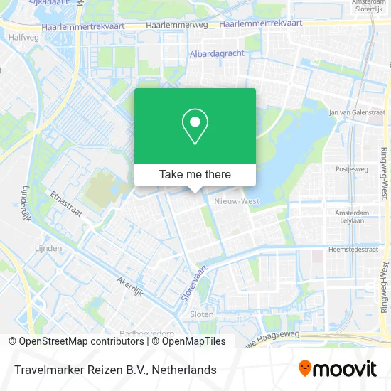 Travelmarker Reizen B.V. map