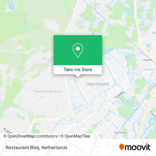 Restaurant Bleij map