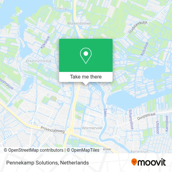 Pennekamp Solutions map