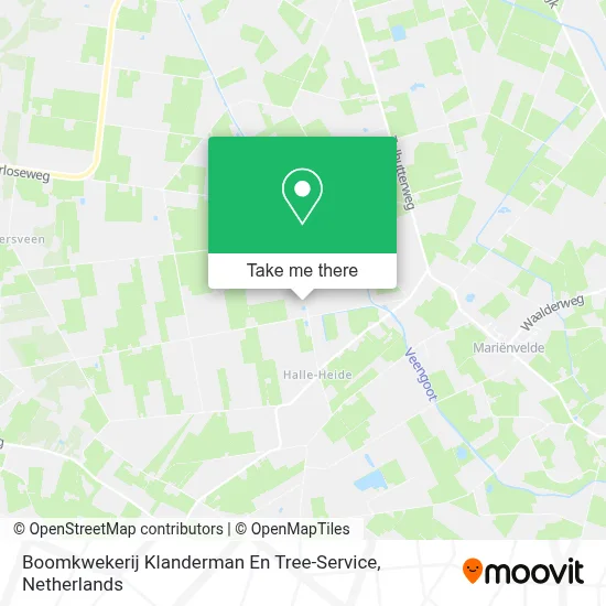 Boomkwekerij Klanderman En Tree-Service map