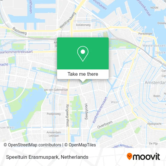 Speeltuin Erasmuspark map