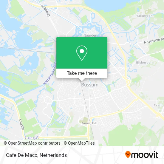 Cafe De Macx map