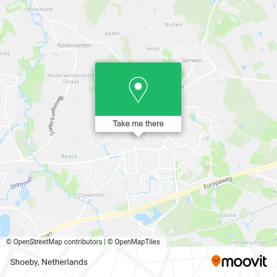 Shoeby map