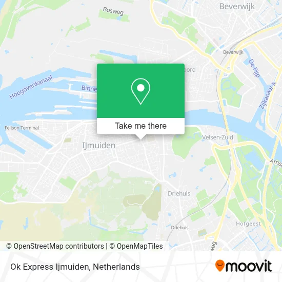Ok Express Ijmuiden map
