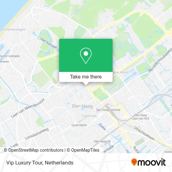 Vip Luxury Tour map
