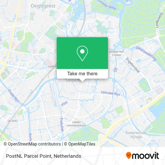 Postnl Pakketpunt map