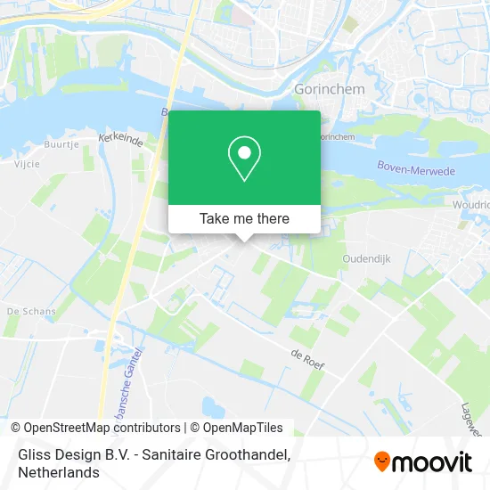 Gliss Design B.V. - Sanitaire Groothandel map