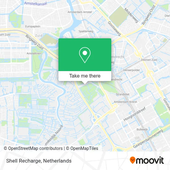 Shell Recharge map