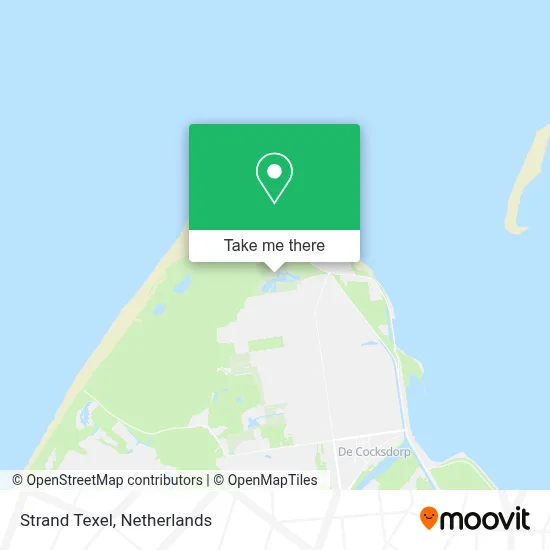 Strand Texel map