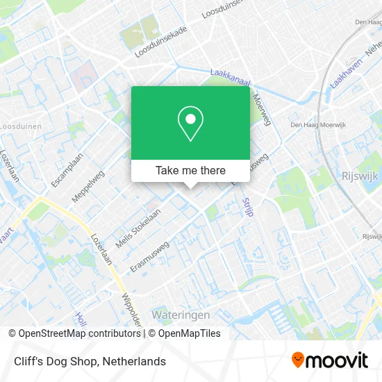 Cliff's Dog Shop map