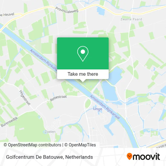 Golfcentrum De Batouwe map