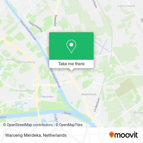 Waroeng Merdeka map
