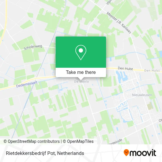 Rietdekkersbedrijf Pot map