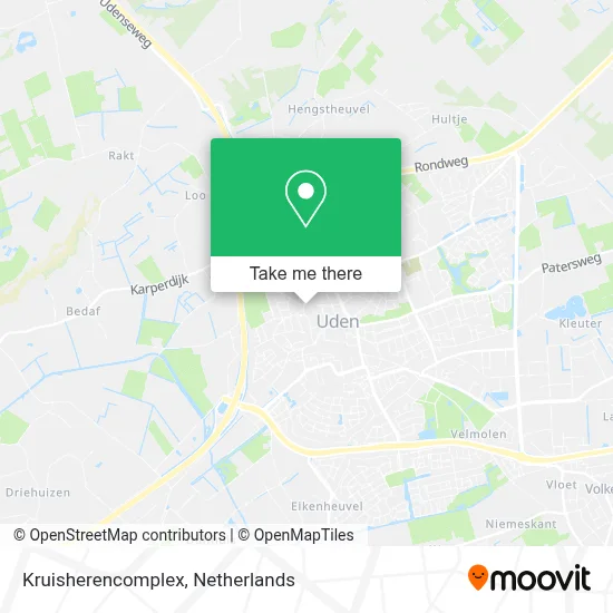 Kruisherencomplex map