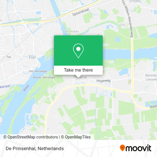 De Prinsenhal map