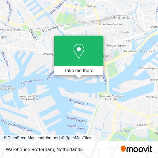 Warehouse Rotterdam map