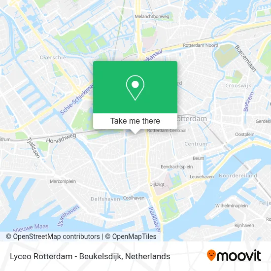 Lyceo Rotterdam - Beukelsdijk map