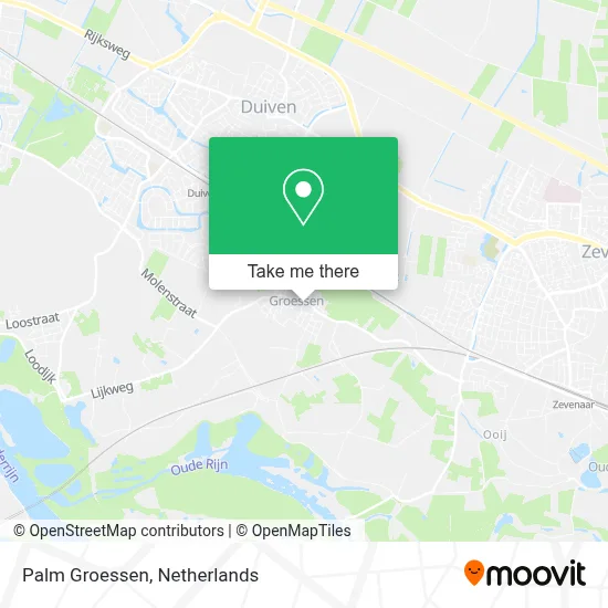 Palm Groessen map