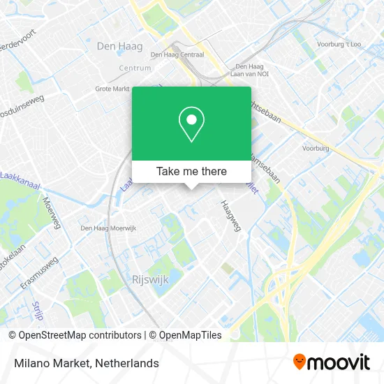 Milano Market map
