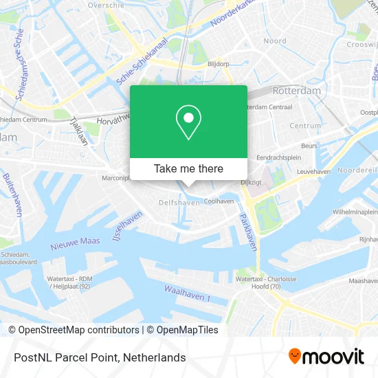 Postnl Pakketpunt map