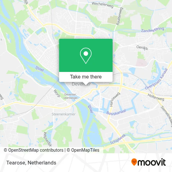 Tearose map