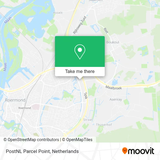 Postnl Pakketpunt map