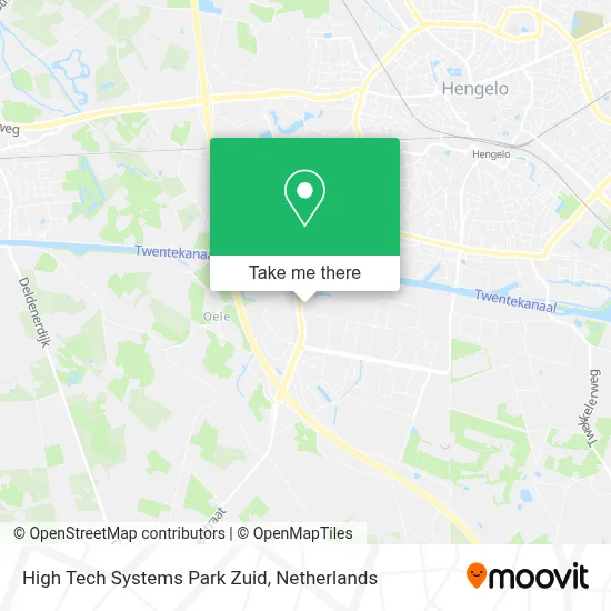 High Tech Systems Park Zuid map