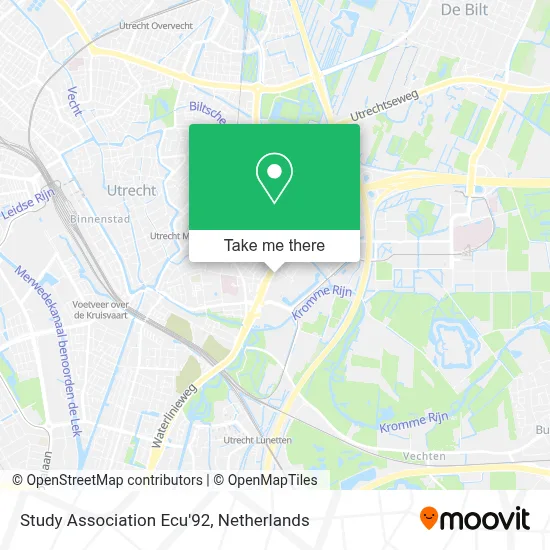 Study Association Ecu'92 map