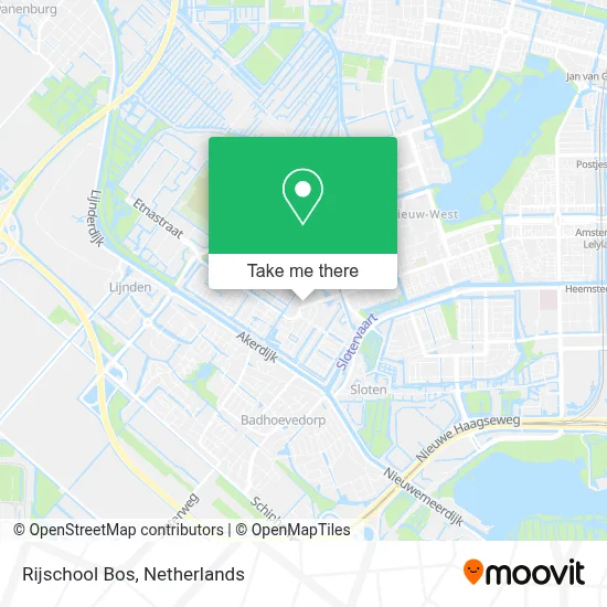 Rijschool Bos map