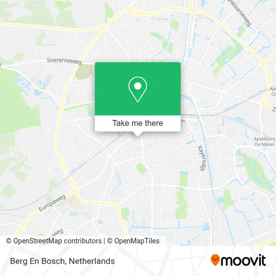 Berg En Bosch map