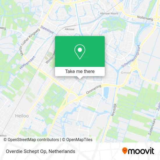 Overdie Schept Op map
