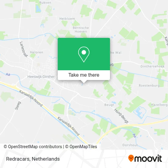 Redracars map