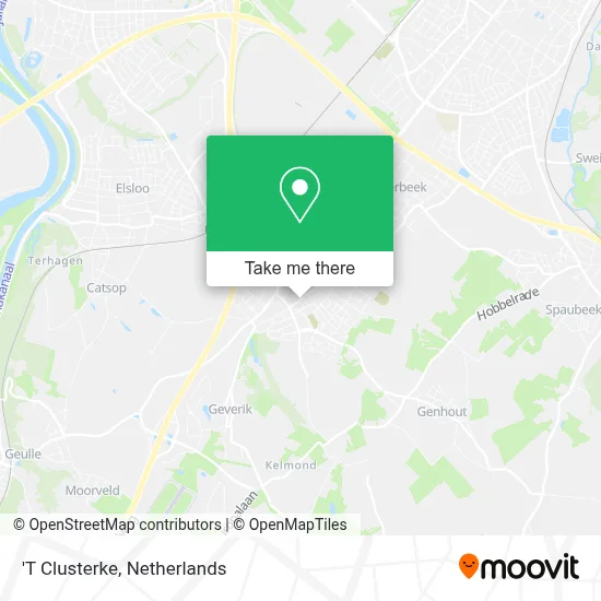 'T Clusterke map