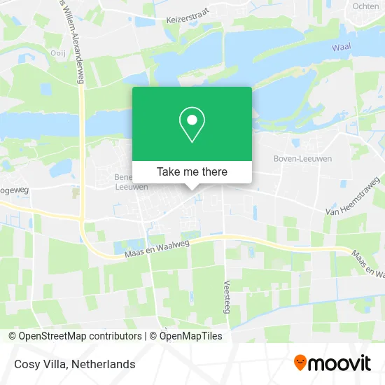 Cosy Villa map