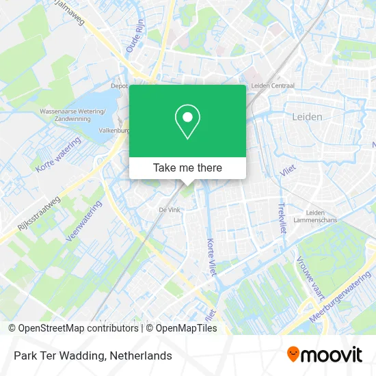 Park Ter Wadding map
