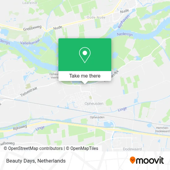 Beauty Days map