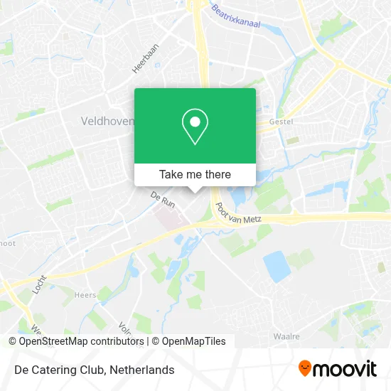 De Catering Club map