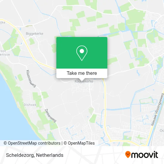Scheldezorg map