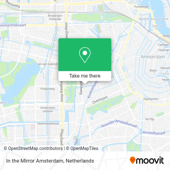 In the Mirror Amsterdam map