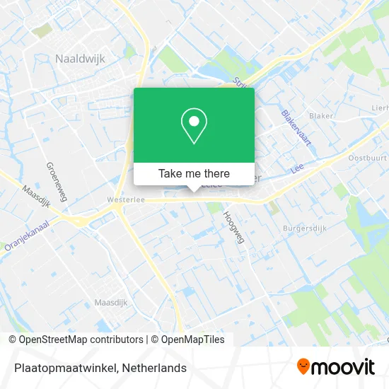 Plaatopmaatwinkel map