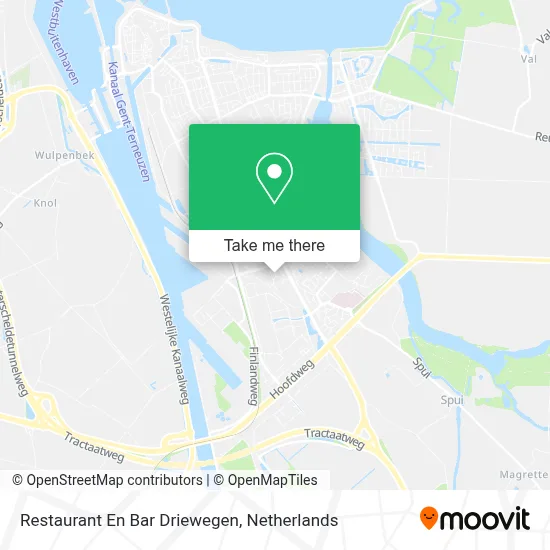 Restaurant En Bar Driewegen map