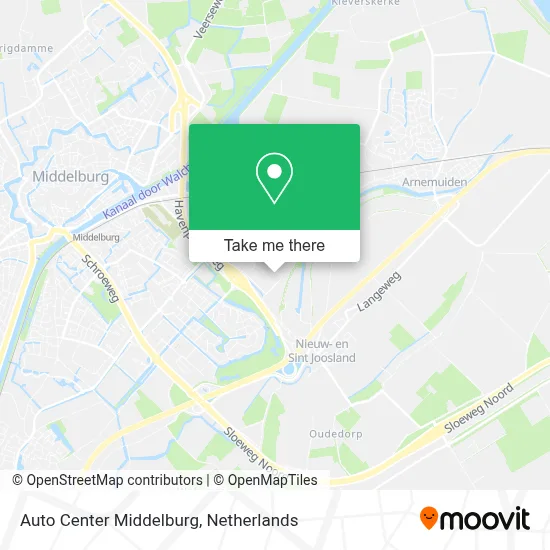 Auto Center Middelburg map