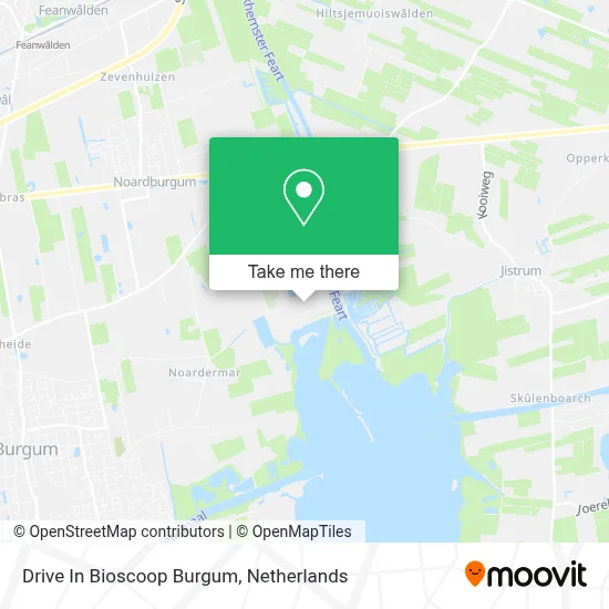 Drive In Bioscoop Burgum map