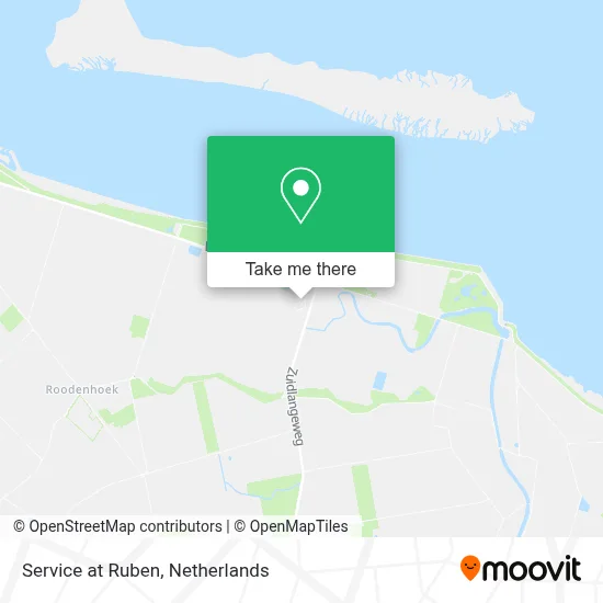 Service at Ruben map