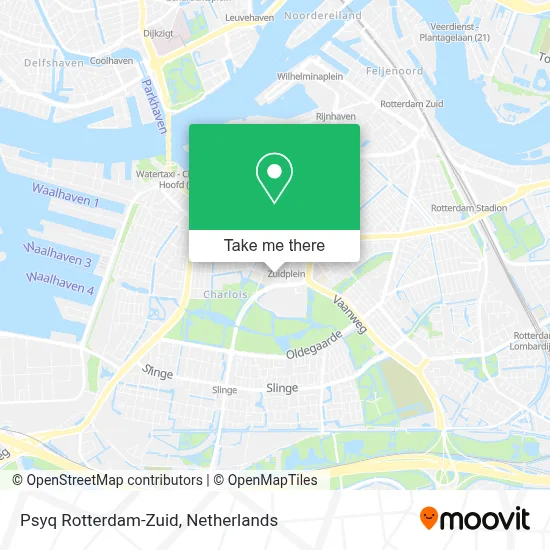 Psyq Rotterdam-Zuid map