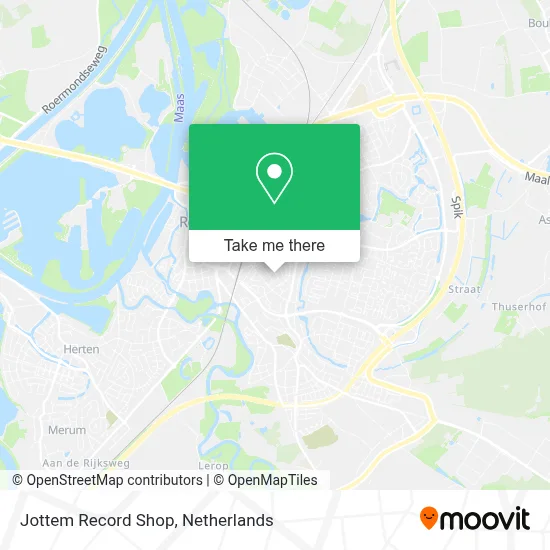 Jottem Record Shop map