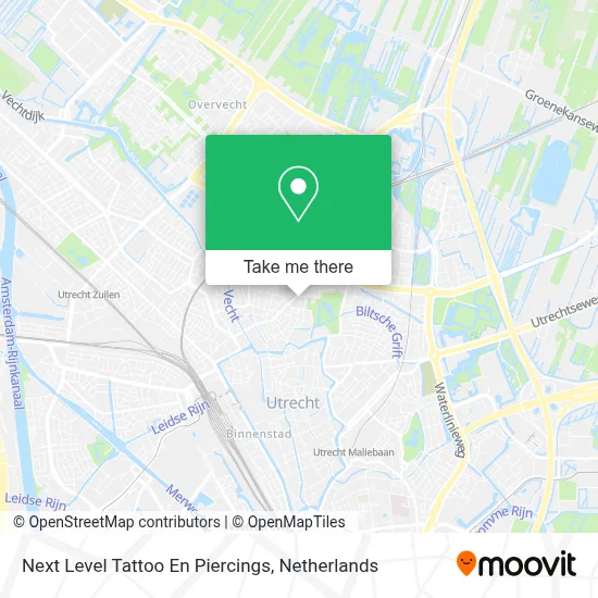 Next Level Tattoo En Piercings map