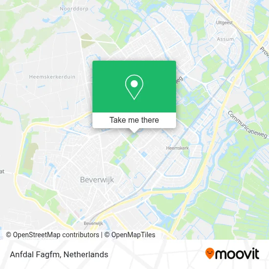 Anfdal Fagfm map