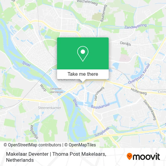 Makelaar Deventer | Thoma Post Makelaars map